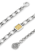 The One Wrap-Around Bracelet, 18k Yellow Gold & Sterling Silver